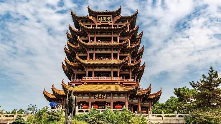 Live Enjoy Enchanting View Of Wuhan S Yellow Crane Tower Cgtn