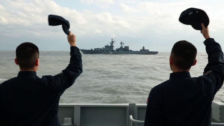 China Russia Conclude Joint Naval Exercise CGTN