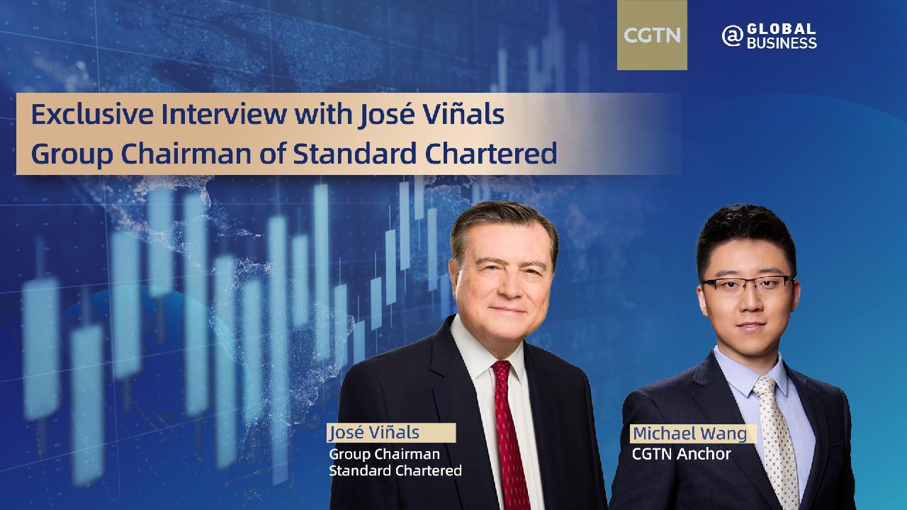 Watch Exclusive Interview With Group Chairman Of Standard Chartered CGTN