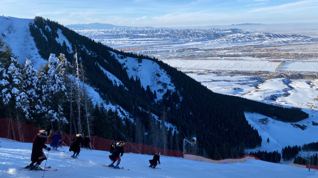 Fairy Tale Landscape Booming Ice Snow Tourism In Xinjiang Cgtn