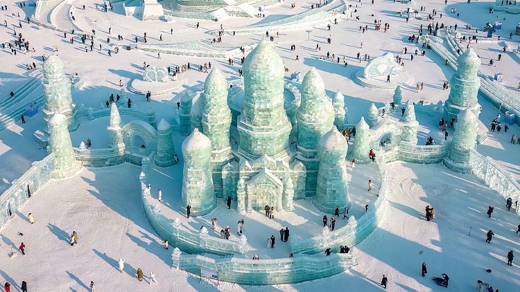 Live Harbin International Ice And Snow Festival Opens In Ne China Cgtn