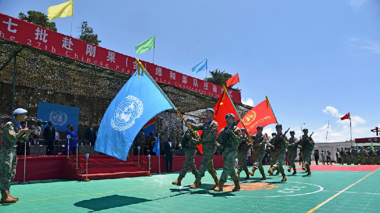 Chinese Peacekeepers To DRC Awarded UN Peace Medal CGTN