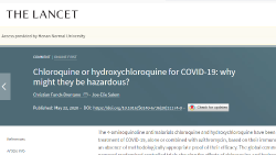 New Study Suggests Hydroxychloroquine Effective In Treating Covid
