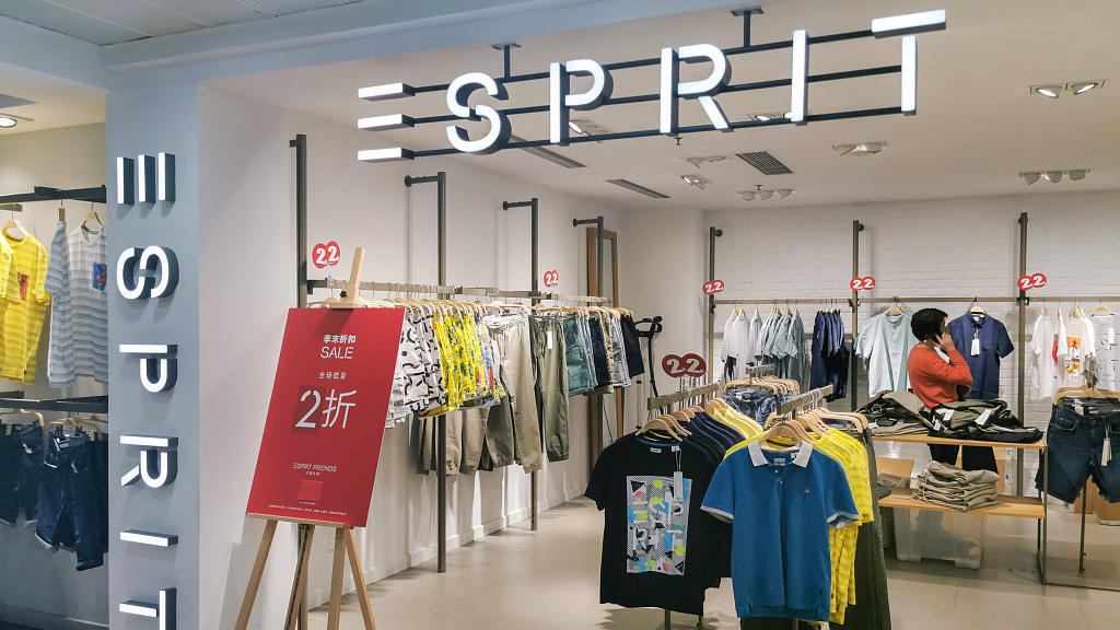 Beschikbaar Een zekere vergaan Fashion brand Esprit closes all China stores - CGTN