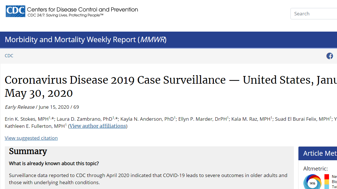 U.S. CDC: Data shows 22% of COVID-19 cases are black - CGTN