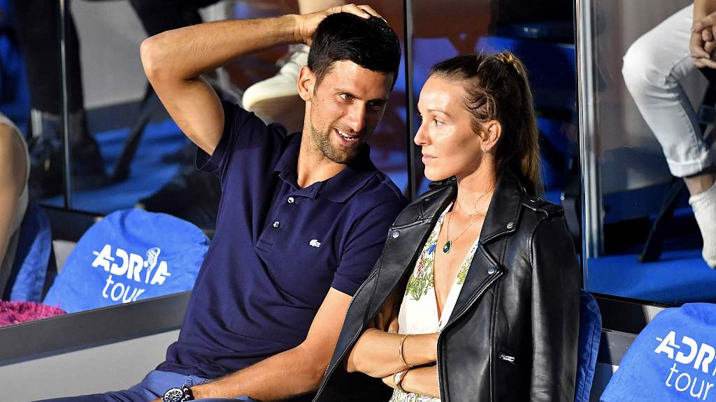 Djokovic And Wife Jelena Test Negative For Covid 19 Cgtn