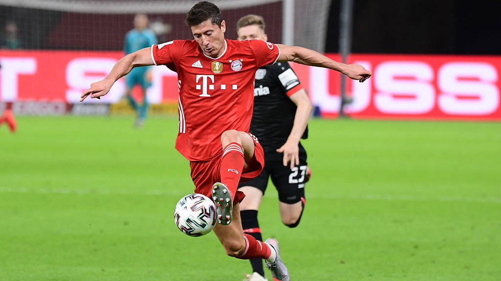 Lewandowski passes 50-goal mark as Bayern win 20th German Cup - CGTN