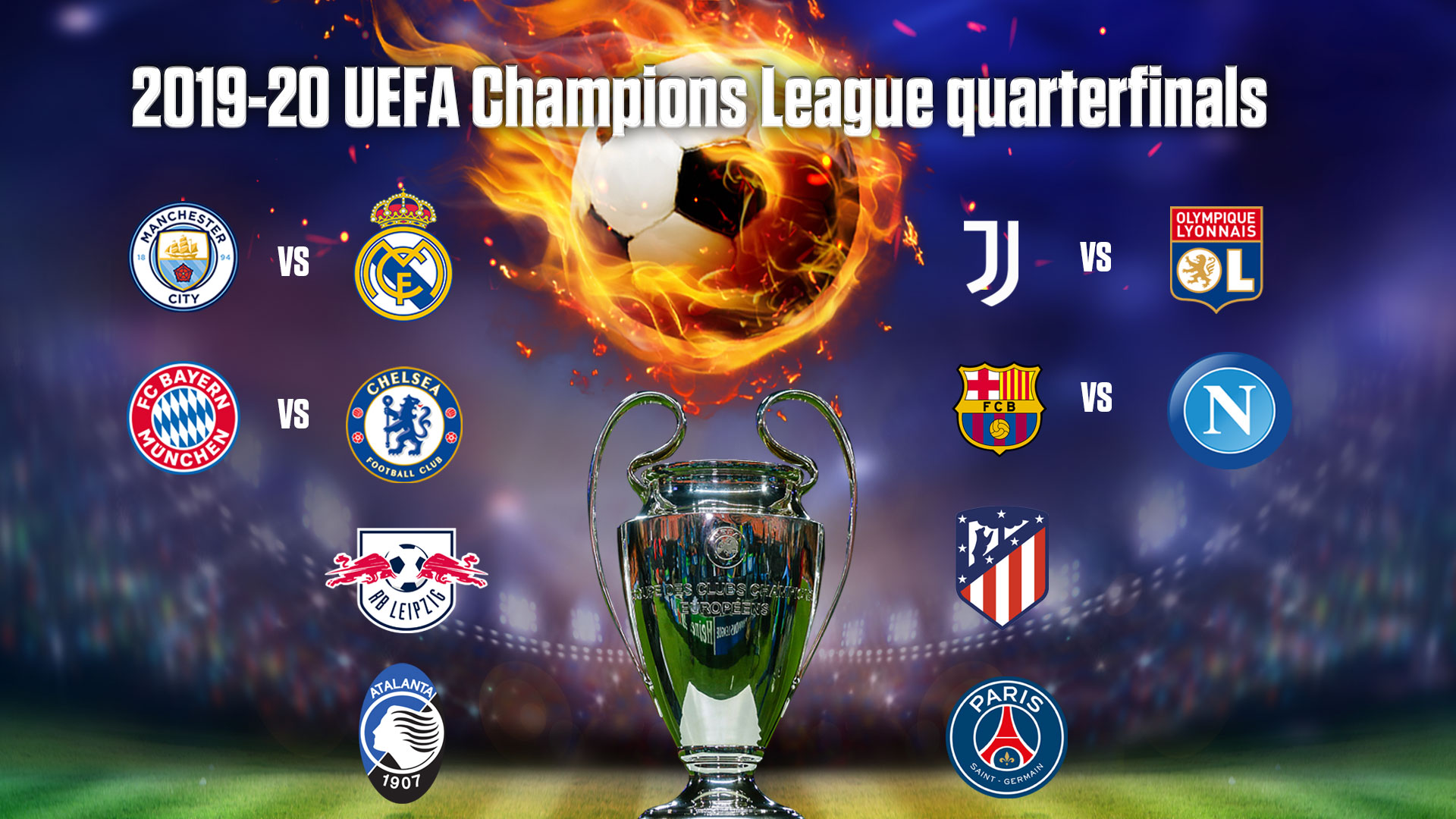 Bayern draw PSG in Champions League quarters as Real Madrid face