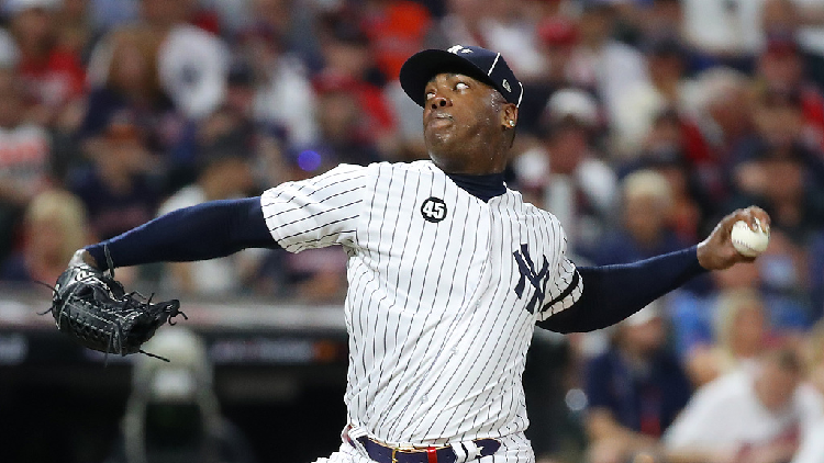 MLB: Yankees closer Chapman has coronavirus, Astros cancel workout - CGTN