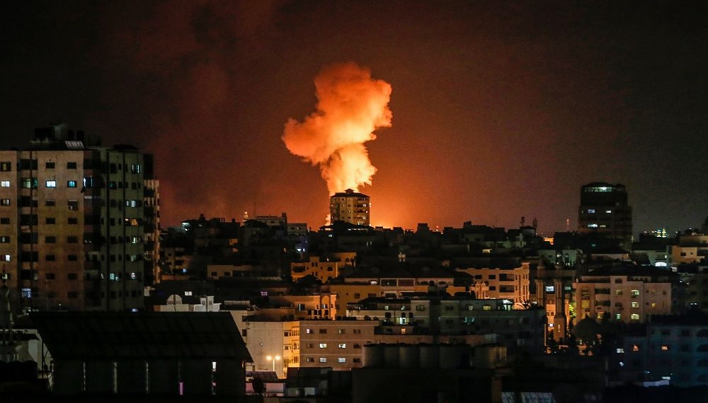 Israel strikes Hamas sites in Gaza in response to explosive balloons - CGTN