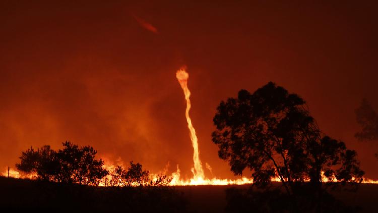 California Wildfires Fire Tornadoes Reported In Northern City Cgtn 3378