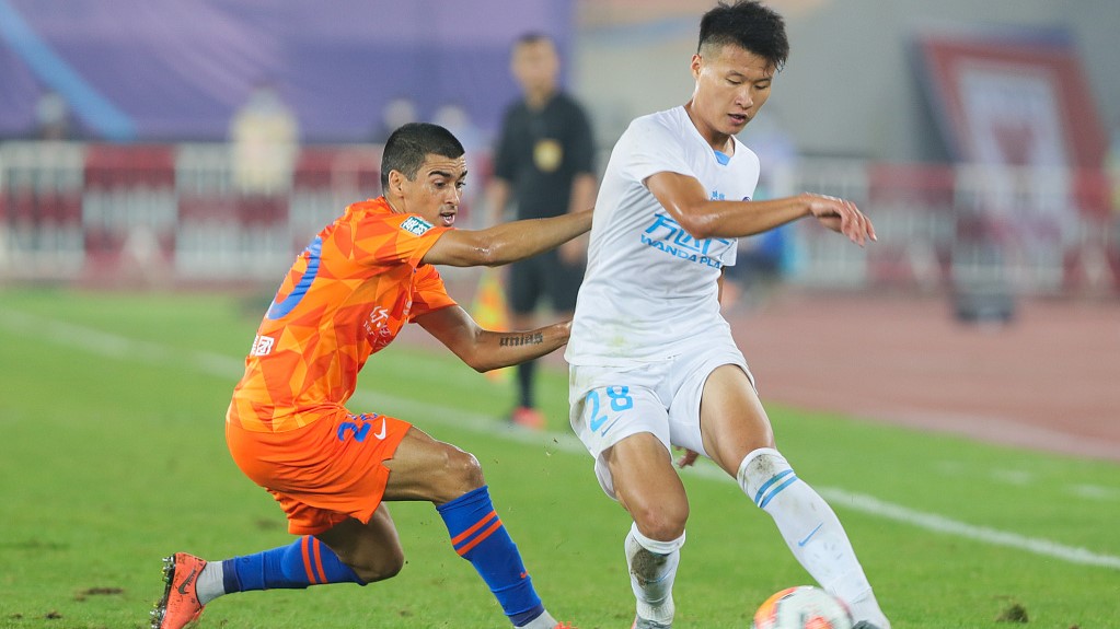 Dalian Professional Football Club 2-2 draw Beijing Guoan Football Club at  the twelfth round of the 2023 Chinese Super League (CSL) in Dalian City,  northeast China's Liaoning Province, 9 June, 2023. (Photo