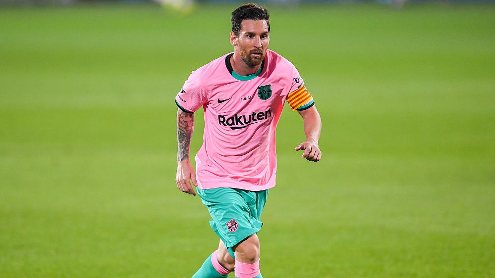 Messi Scores Twice As Barcelona Beat Girona Suarez Could Stay Cgtn
