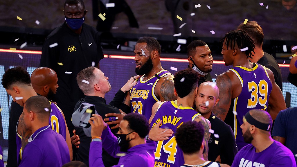Nba Highlights On Sep 26 Lakers Make Return To Finals After 10 Years Cgtn