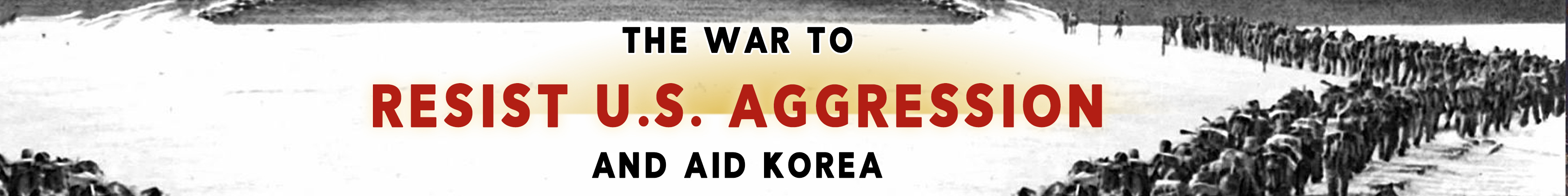 Korean War Project Banner