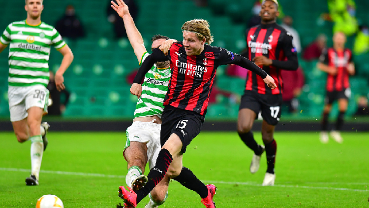 AC Milan withstand late pressure to beat Celtic 3-1 in Europa