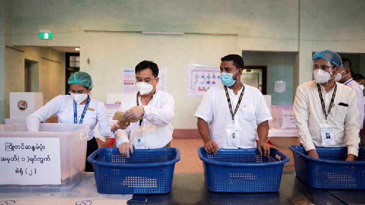 Myanmar Awaits Results Of Election Seen Giving Suu Kyi A New Term Cgtn