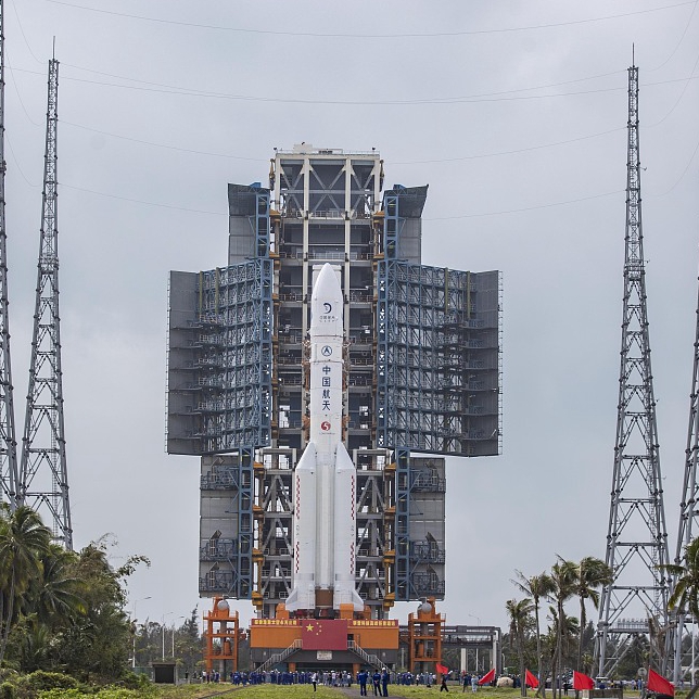 Live: China launches Chang'e-5 mission with Long March-5 rocket - CGTN