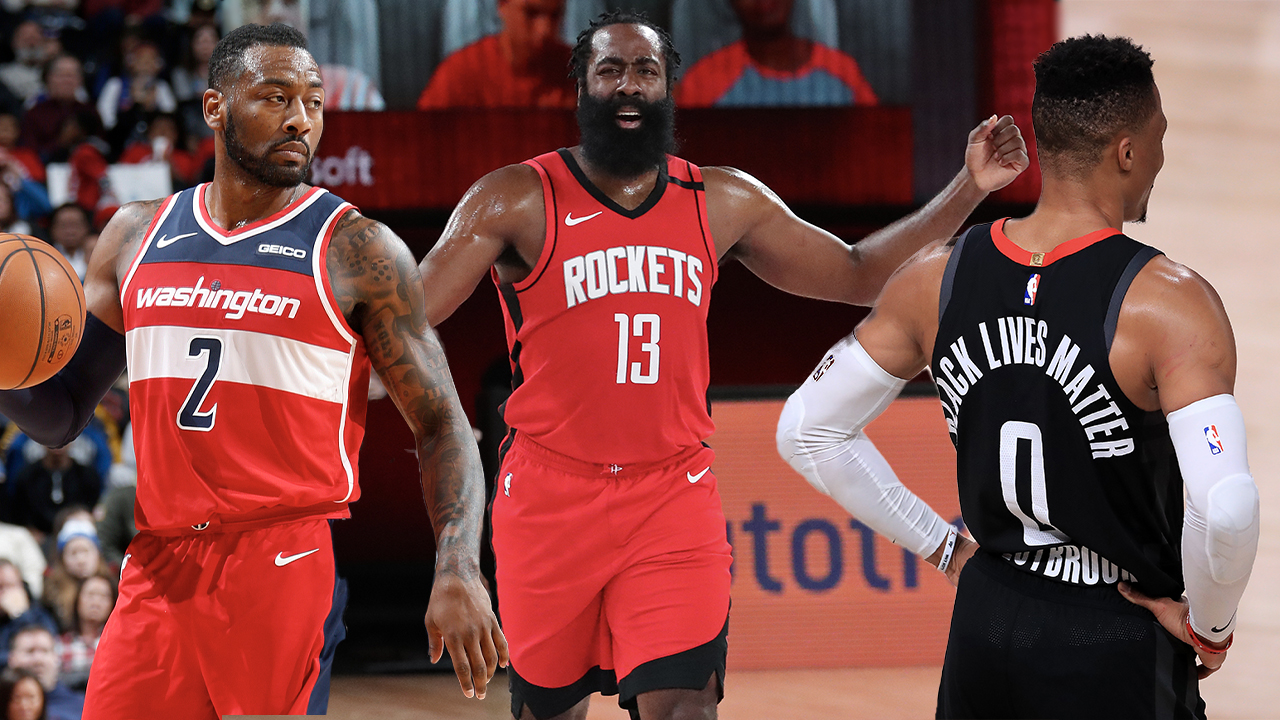 James Harden and Russell Westbrook on the Great Houston Rockets