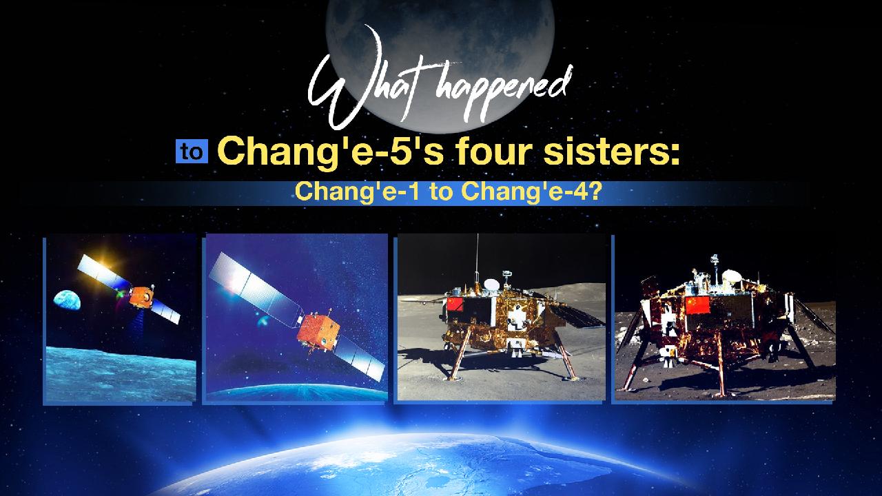 What Happened To Chang'e-5's Four Sisters: Chang'e-1 To Chang'e-4? - CGTN