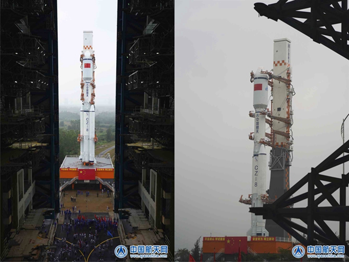 China's Long March-8 Y1 rocket gets ready for maiden launch - CGTN