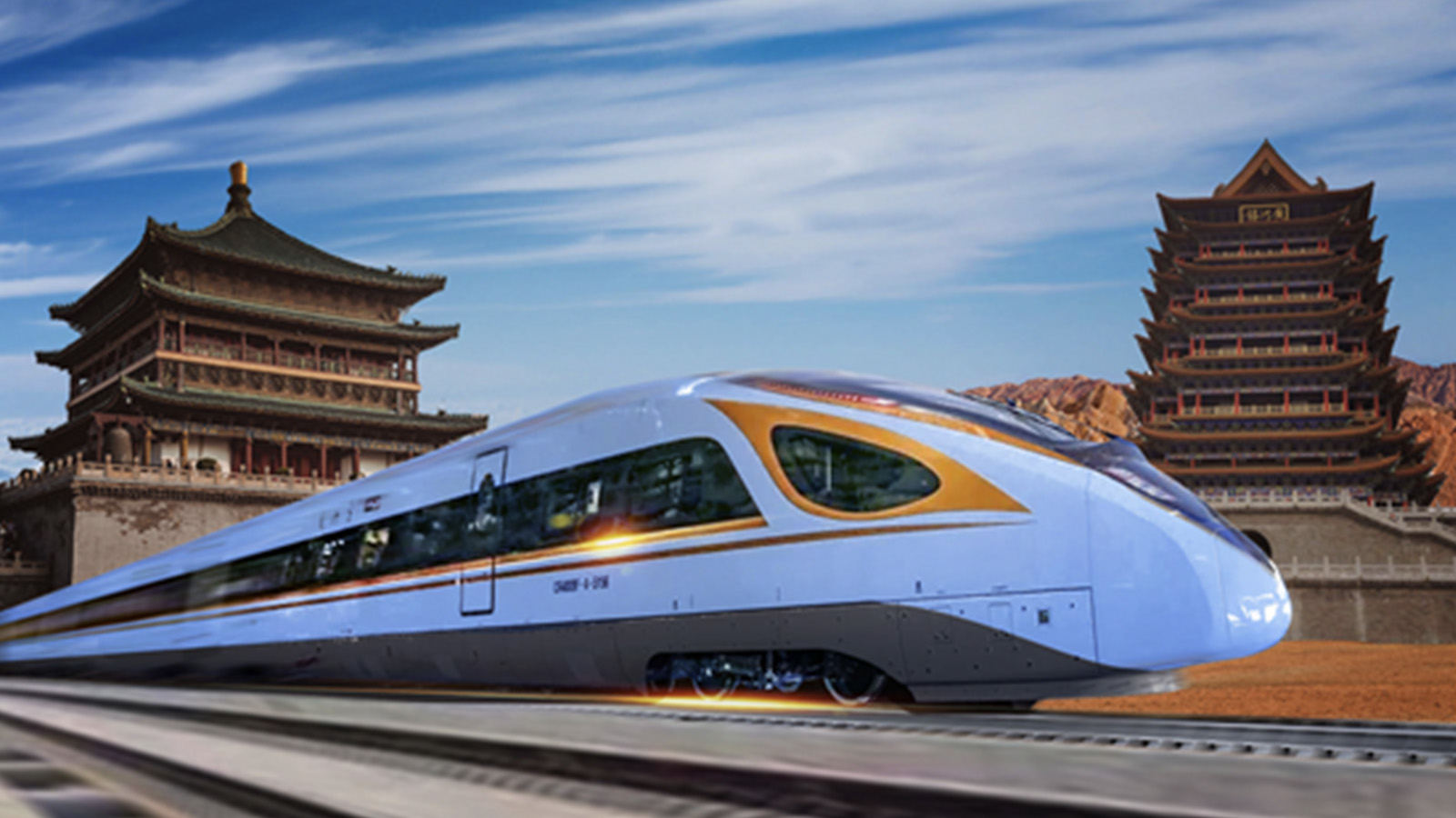 Live China's YinchuanXi'an highspeed railway begins service CGTN