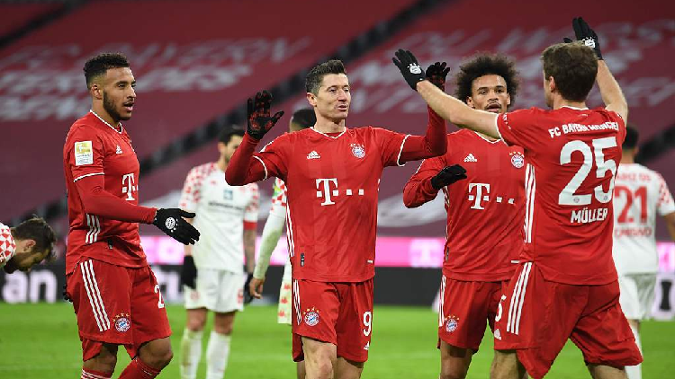 Bayern Score Five Goals After Half-time Over Mainz, Retain Top Spot - CGTN