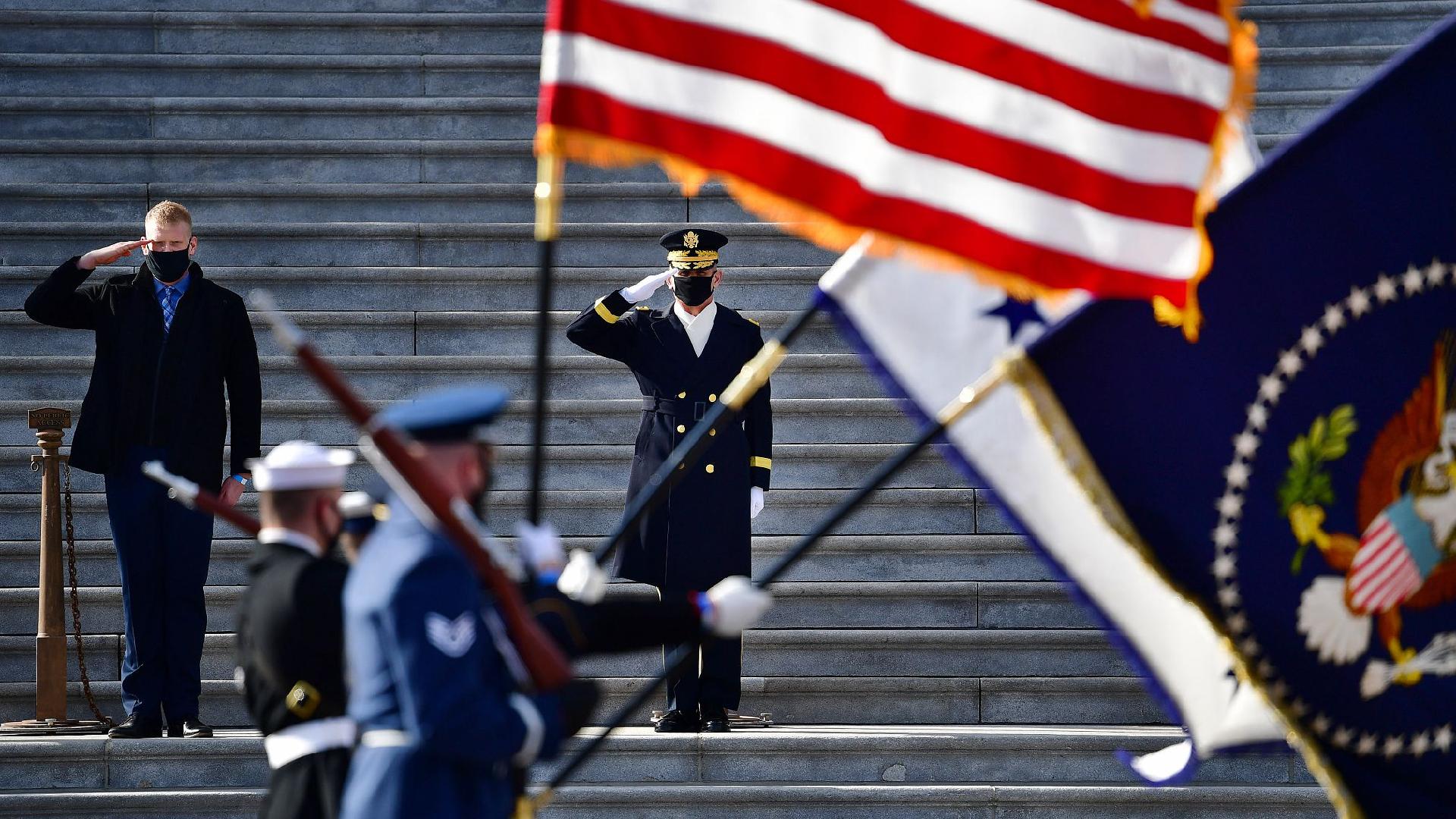 Biden inauguration rehearsal disrupted amid U.S. Capitol lockdown - CGTN