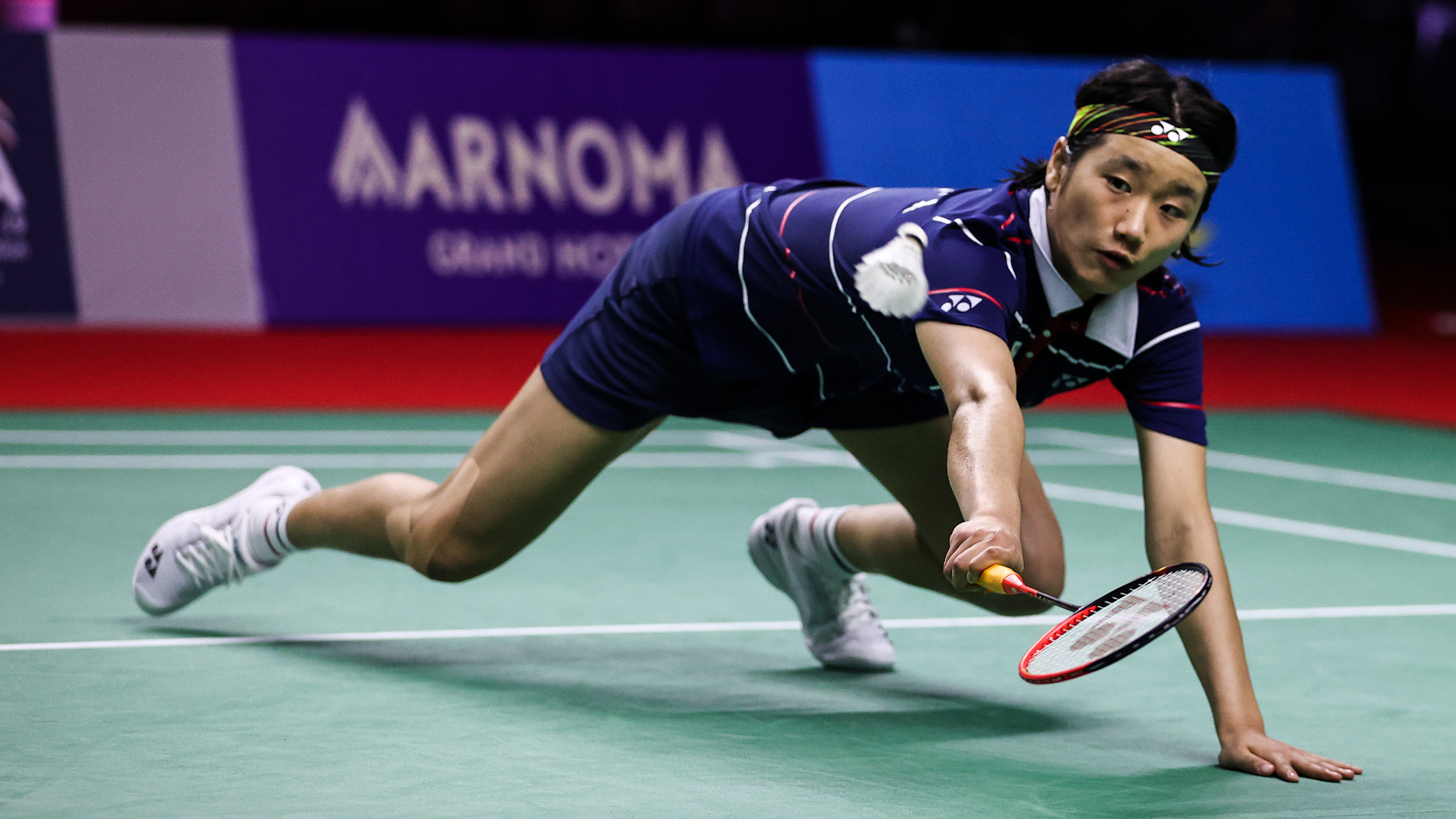 Badminton Spains Marin clinches spot in Thailand Open final