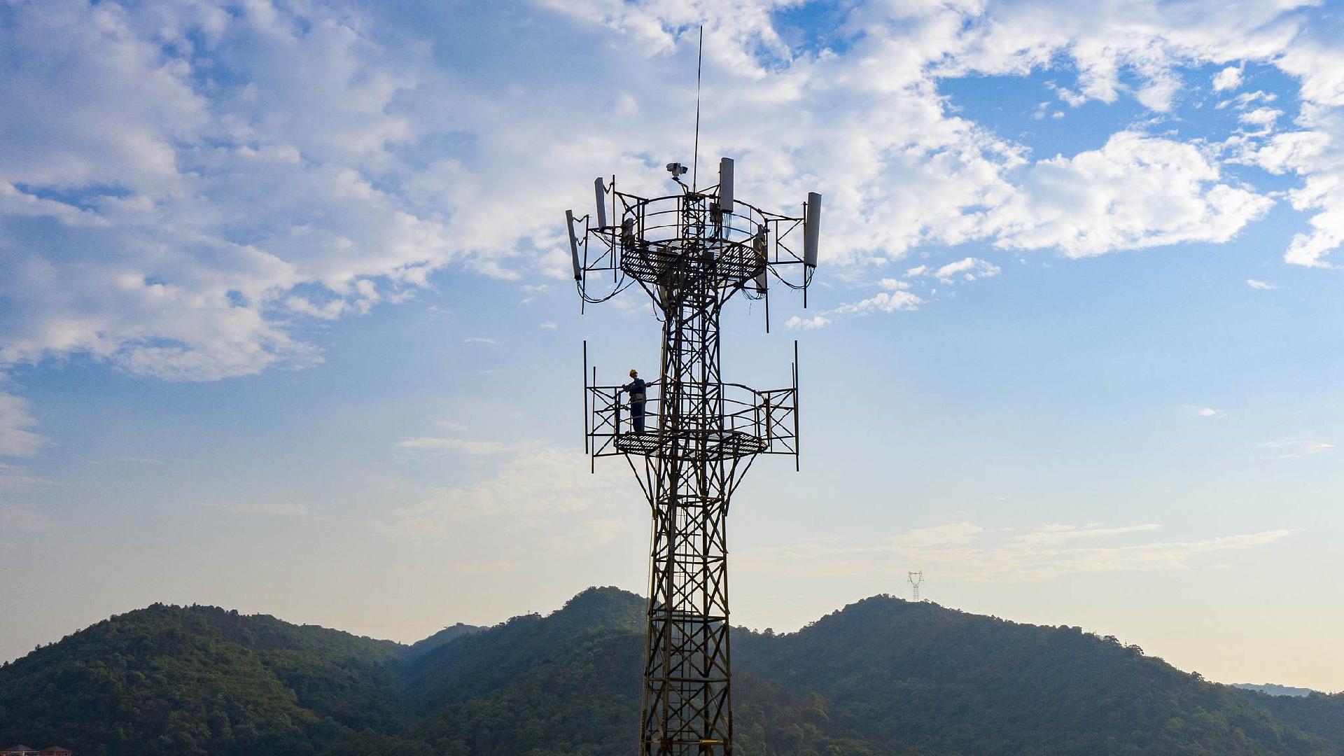 China Constructed Over 600000 5g Base Stations In 2020 Miit Cgtn 