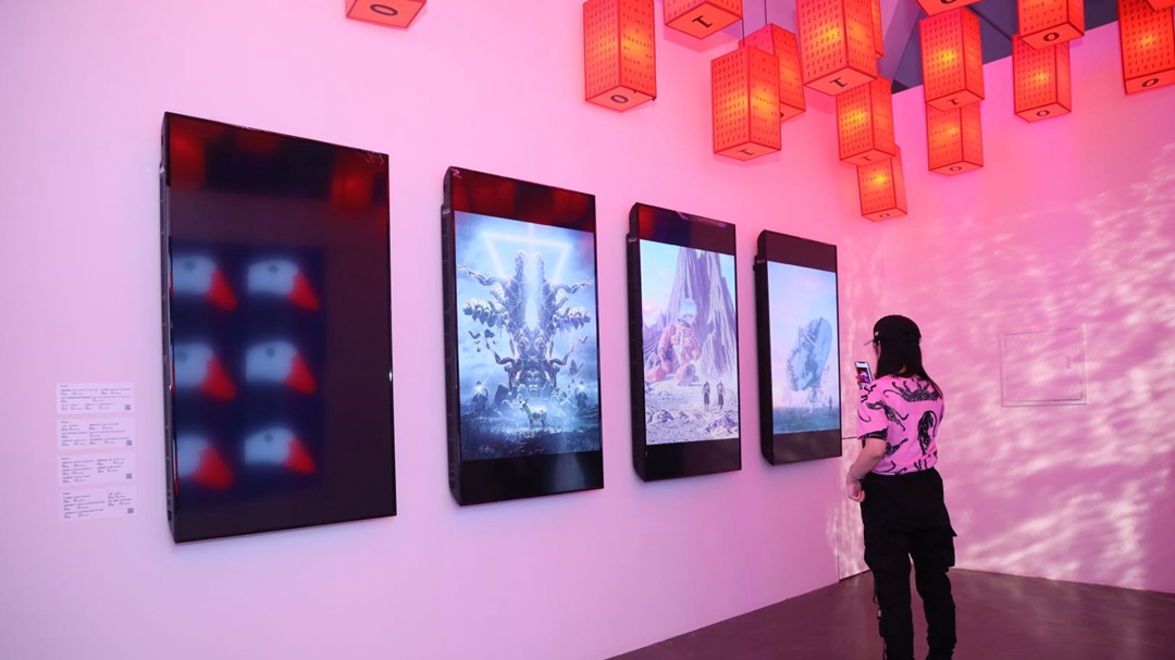 World's first offline NFT art exhibition lands in China - CGTN