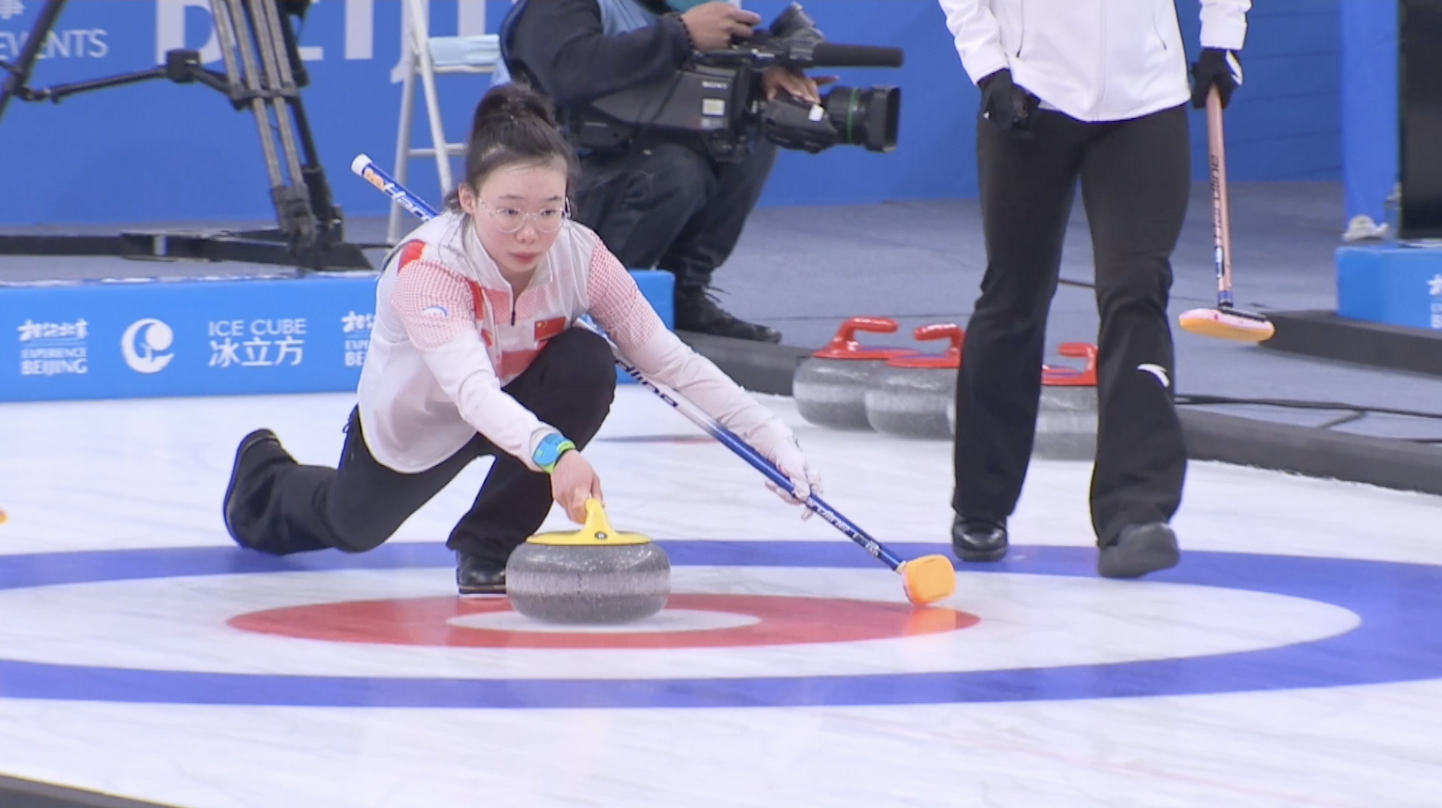 2022 Winter Olympic curling tests underway in Beijings Ice Cube