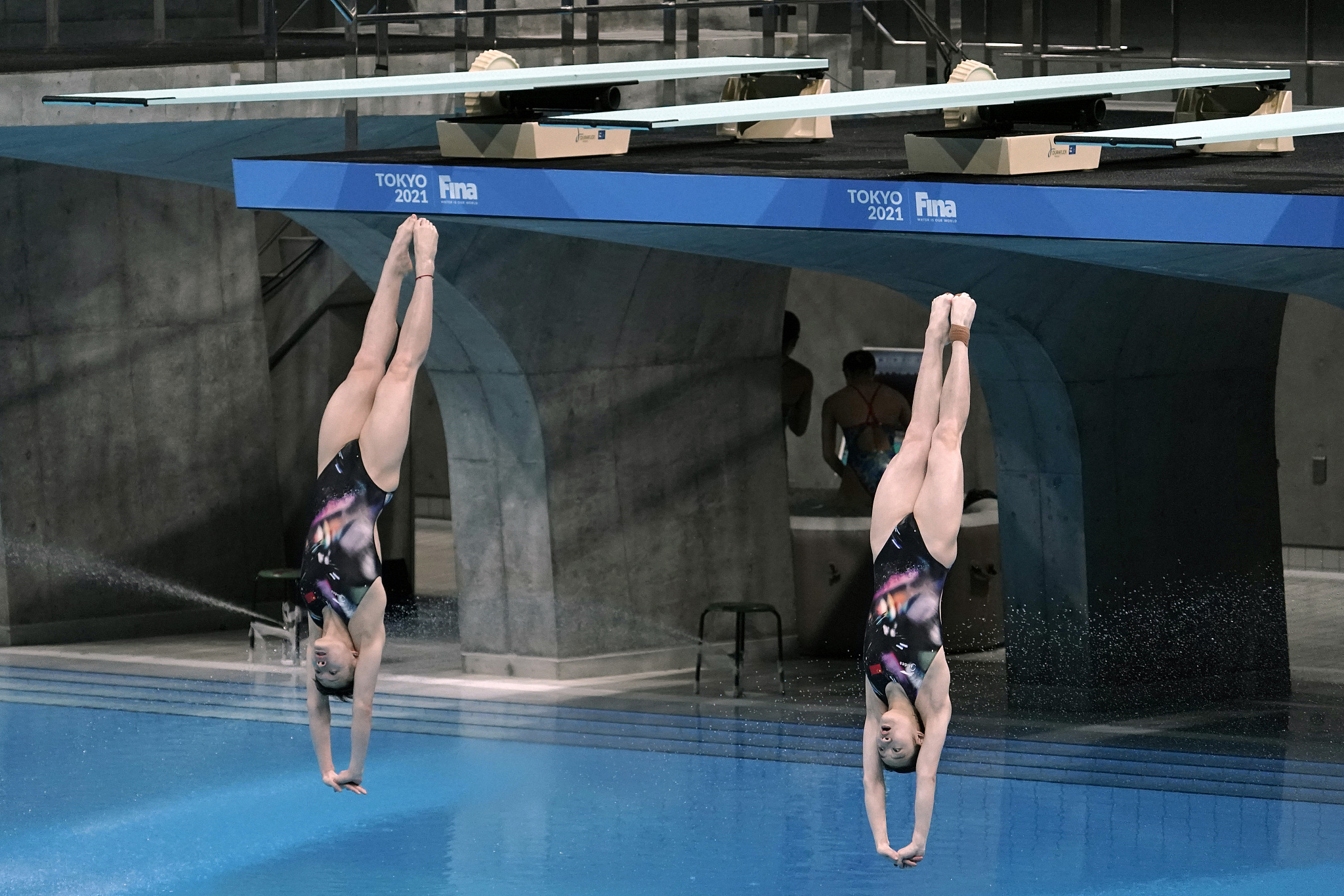 China claims first gold at FINA Diving World Cup in Tokyo CGTN