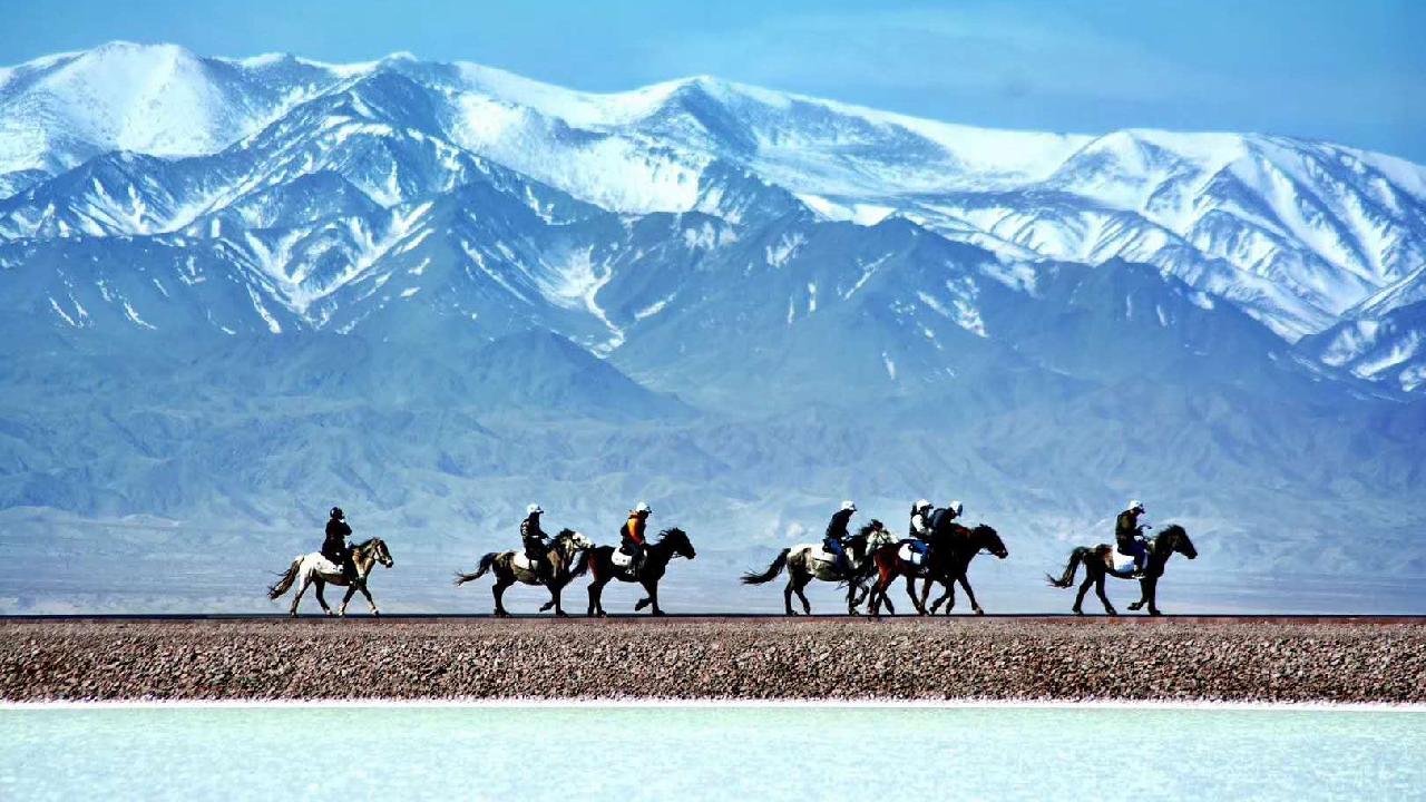 Horses Boost Tourism Around Qinghai Lake - Cgtn