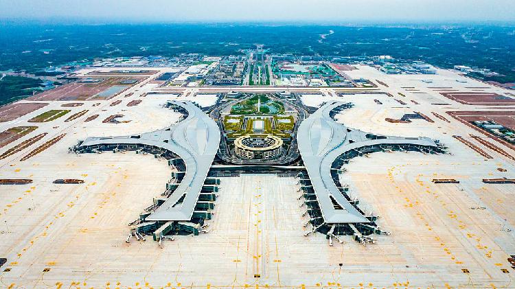 New airport in service in Chengdu - CGTN