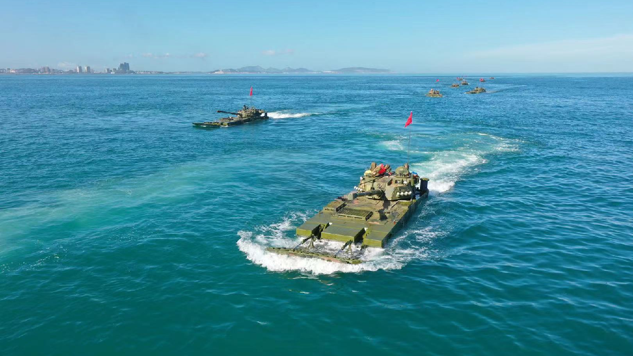 Pla Training Exercise Live: The maritime training of PLA's 73rd Group Army - CGTN