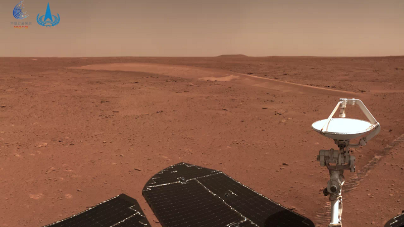 Il rover cinese Zhurong Mars in buone condizioni, viaggia per oltre 500m