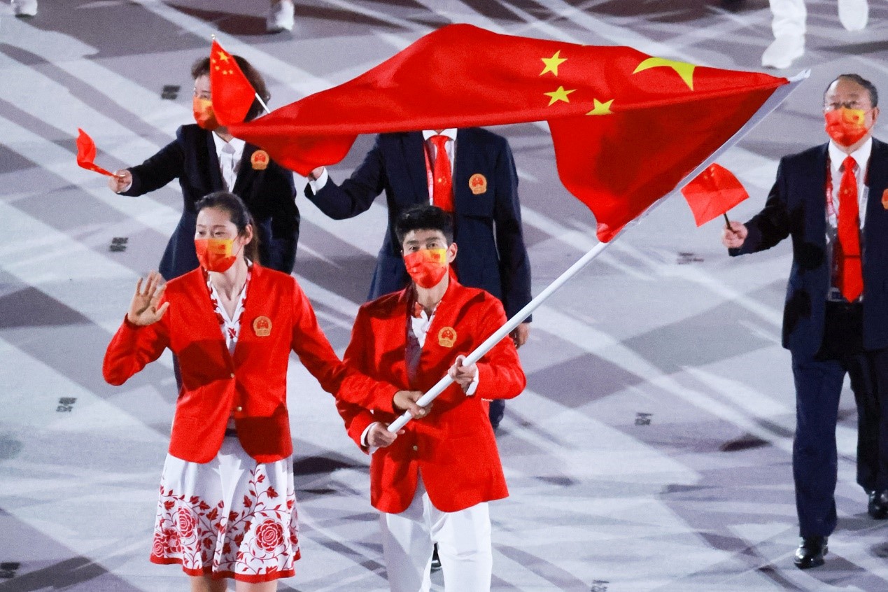 Chinese taekwondo athlete Zhao Shuai savors flag bearer experience - CGTN