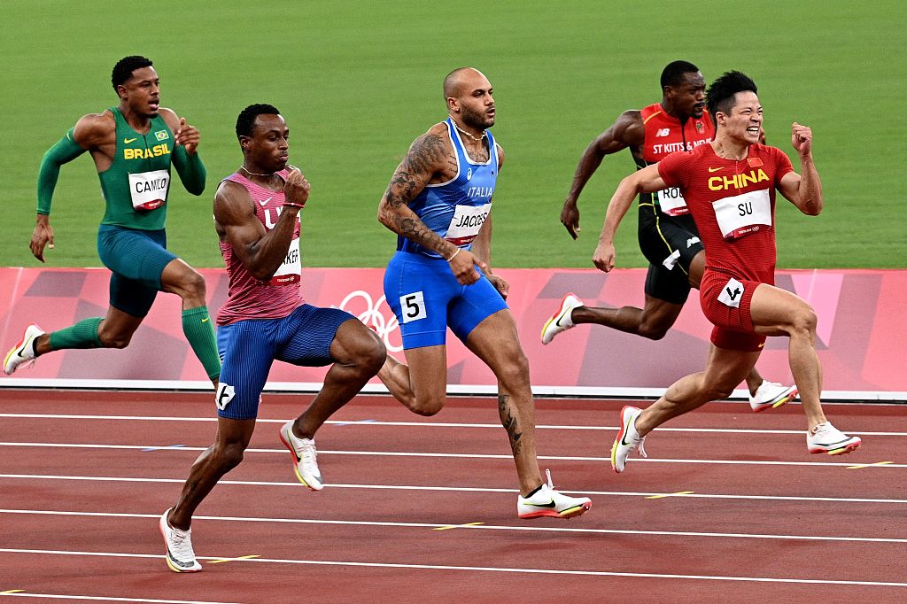 Su Bingtian 1st Chinese to enter Olympic men's 100m final CGTN