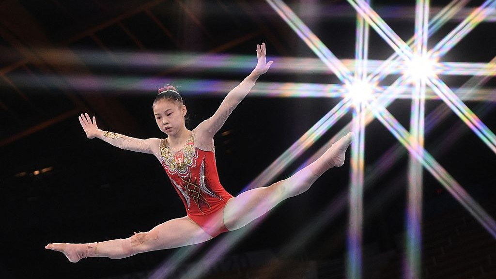 Olympics: Chinese gymnast Guan Chenchen wins women's balance beam