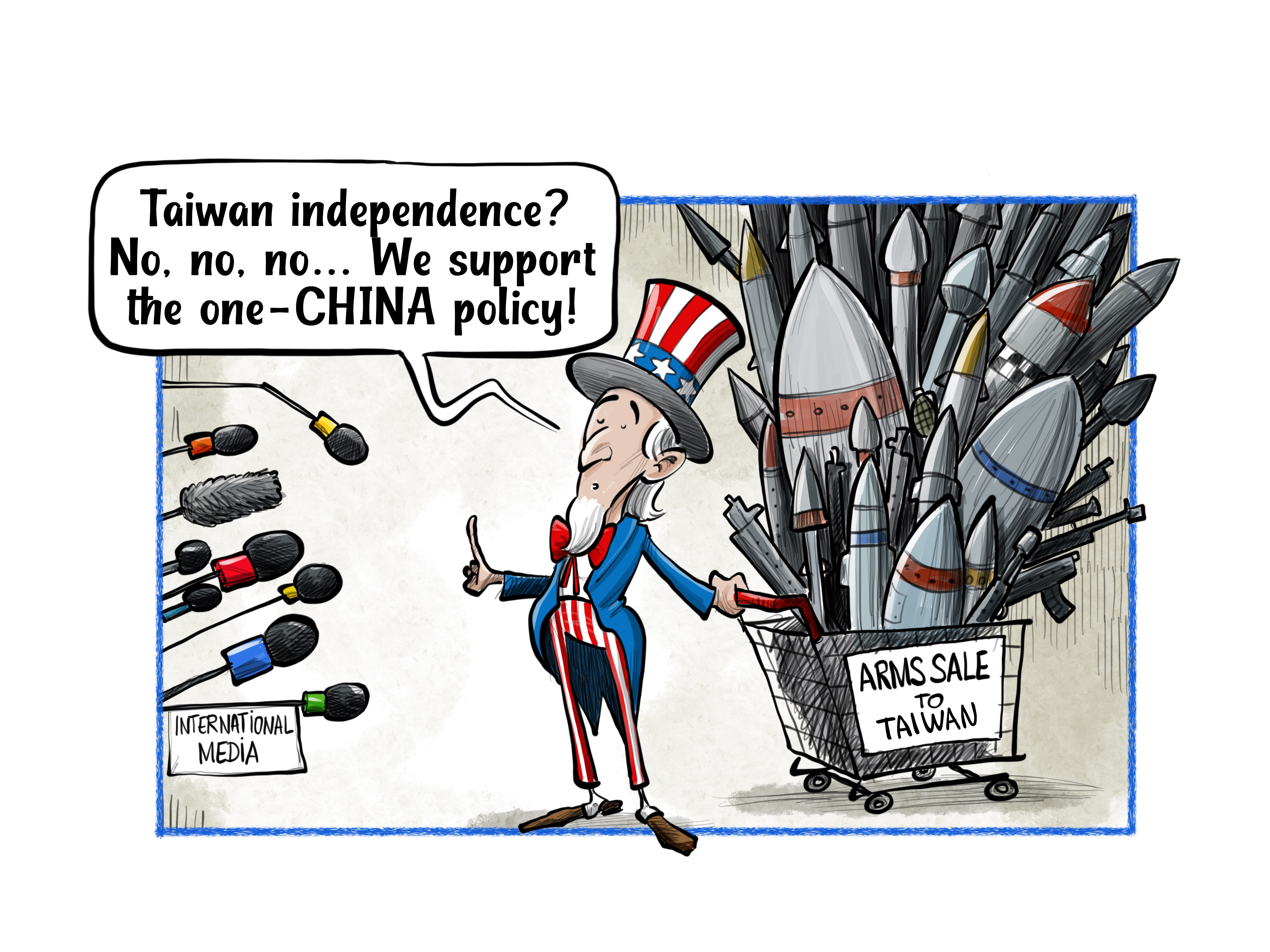 . hypocrisy on Taiwan issue - CGTN
