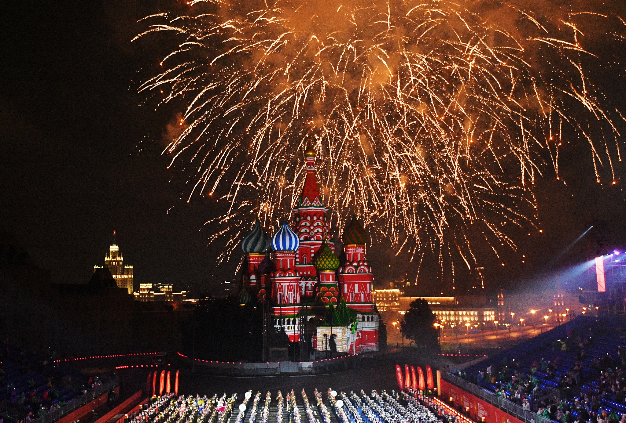 Rehearsal for International Military Music Festival in Moscow - CGTN