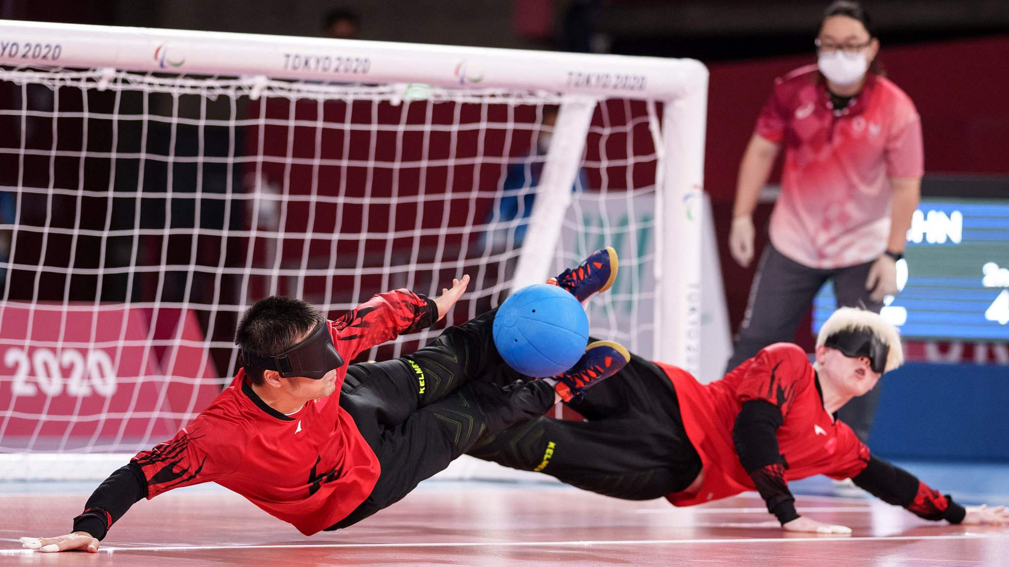 Team China claim silver in men's goalball at Tokyo Paralympics - CGTN