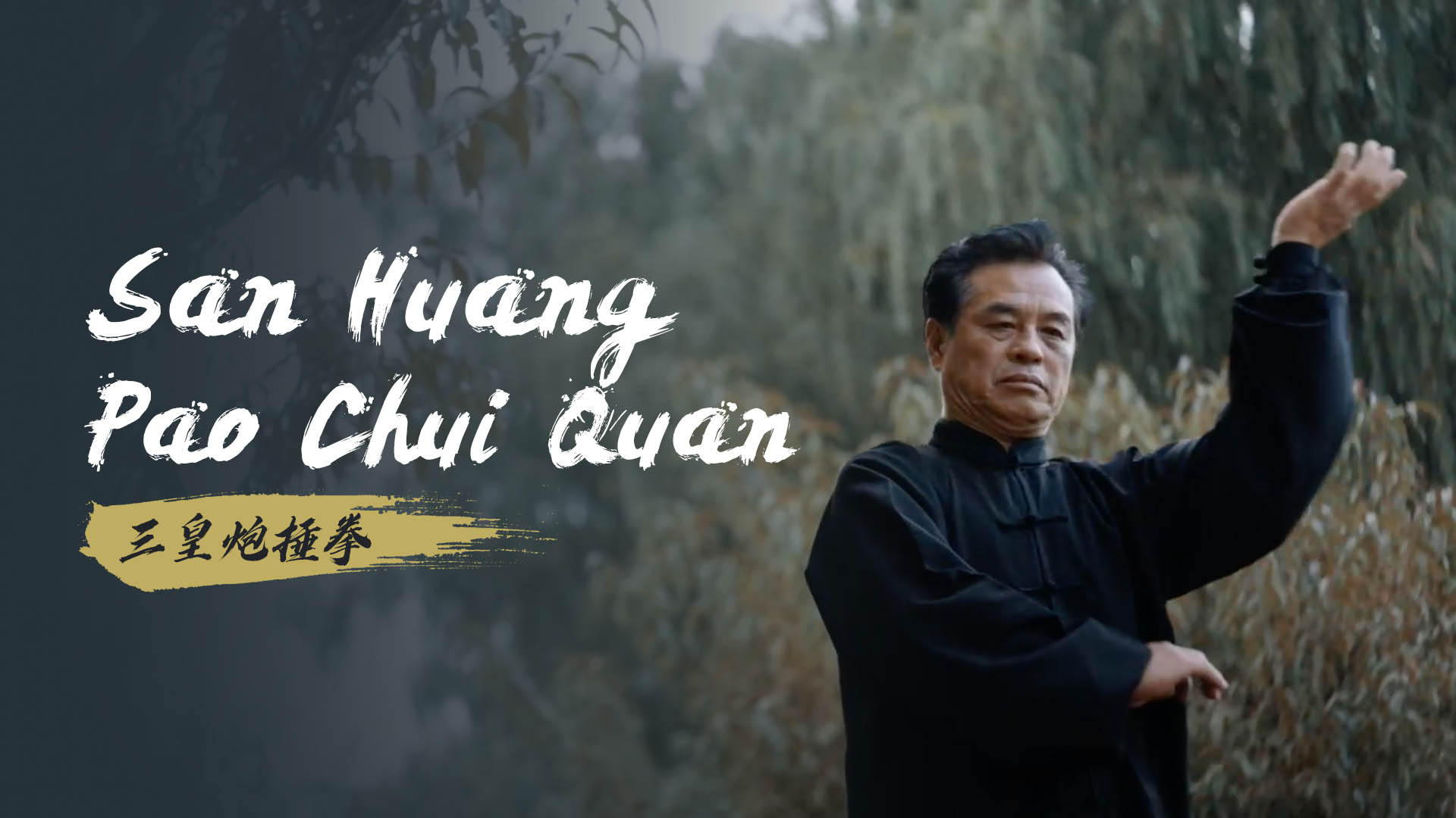 San Huang Pao Chui Quan - a fist integrating softness and hardness 