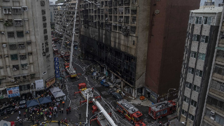 Chinese mainland sends condolences over deadly Taiwan building fire - CGTN