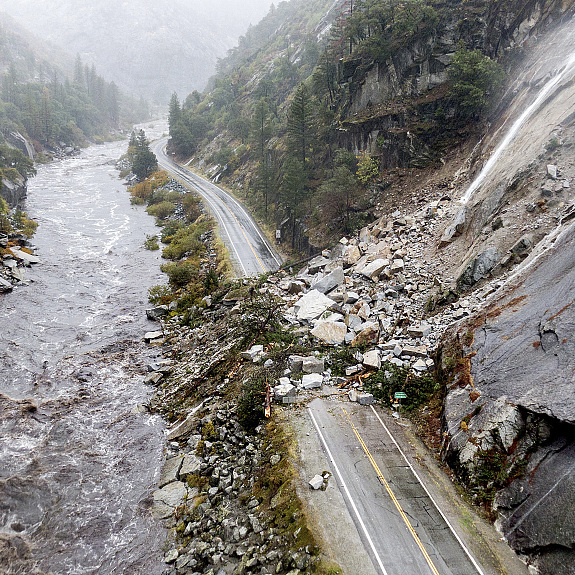 Droughtstricken California doused by major storm CGTN
