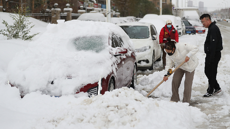 North China steels itself against record blizzard - CGTN