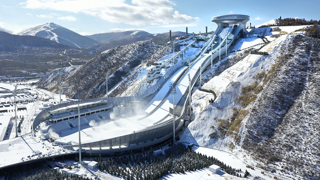 Live: National Ski Jumping Center gears up for Beijing Winter Olympics -  CGTN