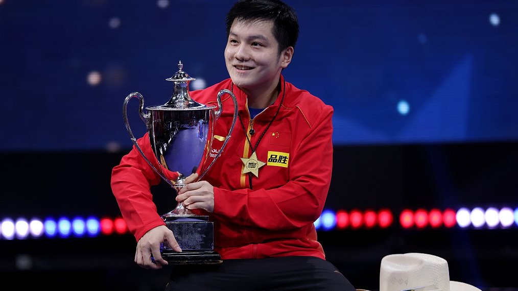 Arbejdskraft industri sneen China's Fan clinches his first singles gold at table tennis worlds - CGTN