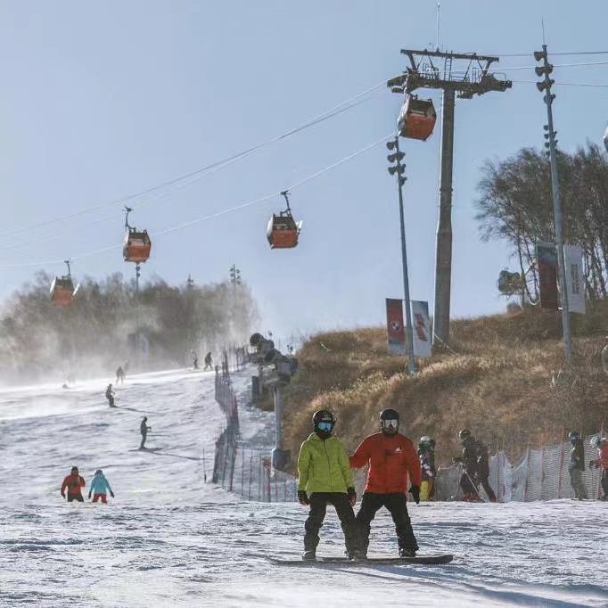 Live: Thaiwoo Ski Resort In North China's Zhangjiakou City - CGTN